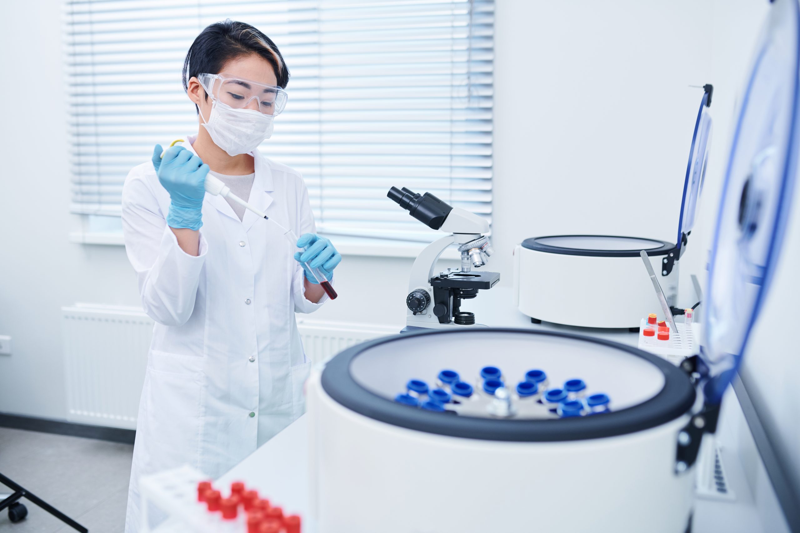 ¿Qué es una centrífuga para hematocritos?