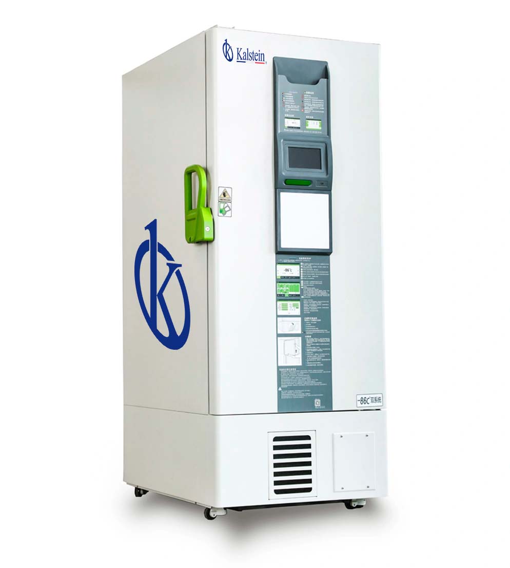 Congelador vertical de laboratorio de 588 litros acero rociado de color YR05303