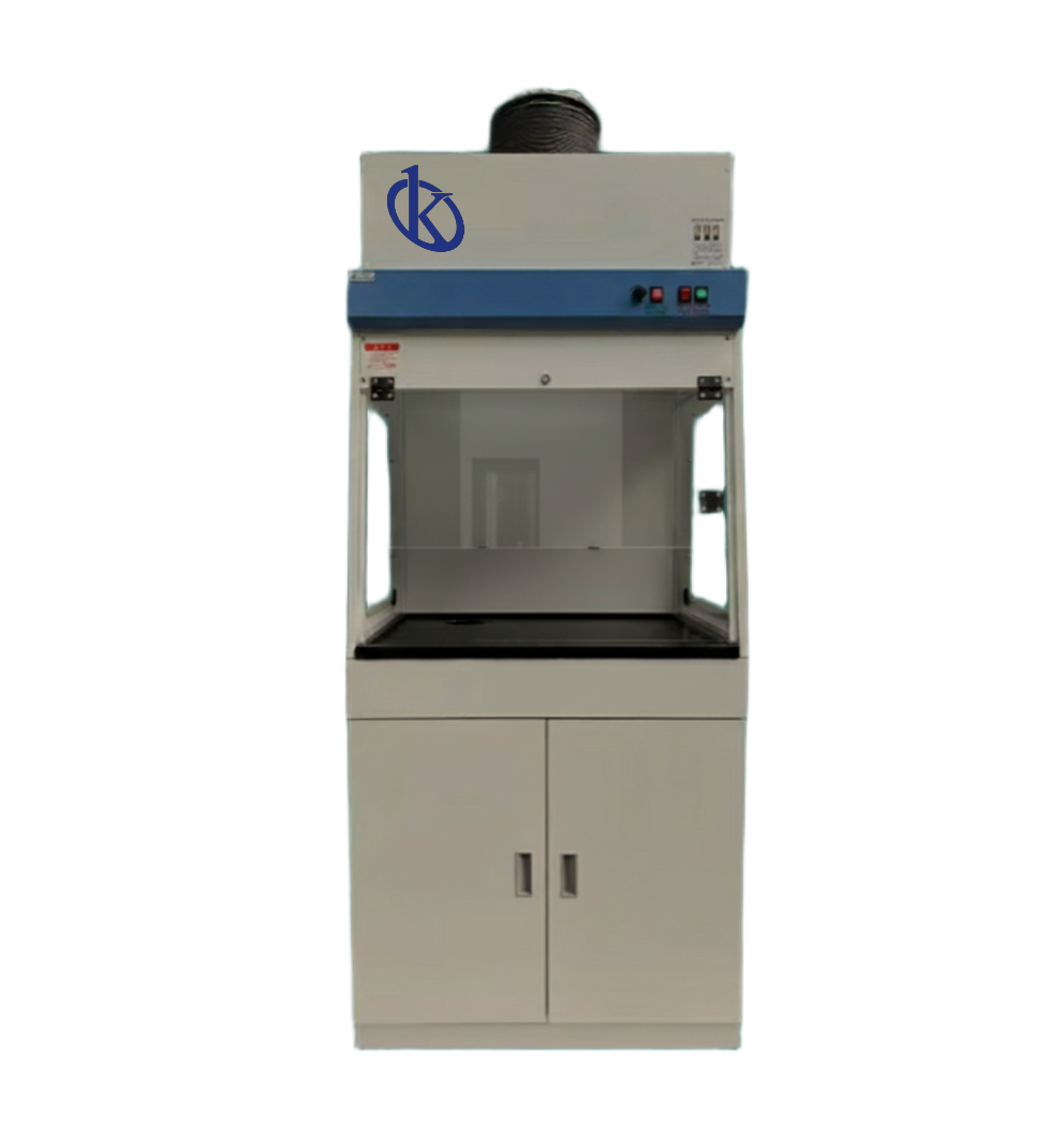 Campana extractora de humos de laboratorio químico de acero recubierto de epoxi YR06553 // YR06556